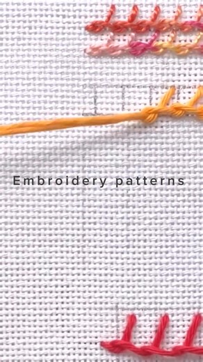 Easy hand embroidery stitches 🪡 #new #fbreelsfypシ゚viralシ #viralreels #reelsvideo #fb #needlework #handmade #fbreelsfypシ゚ #foryou | Embroidery Patterns