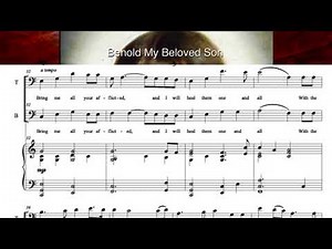 Behold My Beloved Son, sacred music for vocal duet (Baritone-Tenor)