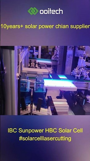 IBC HBC Sunpower Solar Cell Laser Cutting #Solarcellcutting #solarcell #sunpower #solarcelllasercut