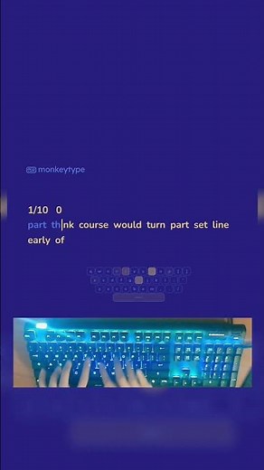 400 WPM!?!?! #typing #speedtyping #monkeytype #keyboard #asmr