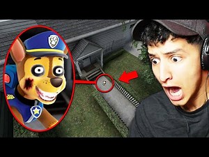 DRONE CATCHES CURSED PAW PATROL OUTSIDE MY HOUSE... (Scary)