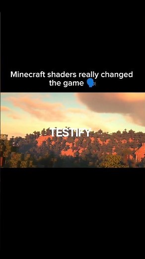 Minecraft shaders edit | touch the sky #shorts #minecraft #edit