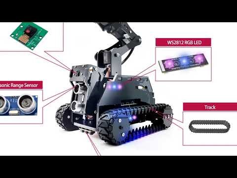 🤖 DIY Robot Tank for Raspberry Pi Geeks!