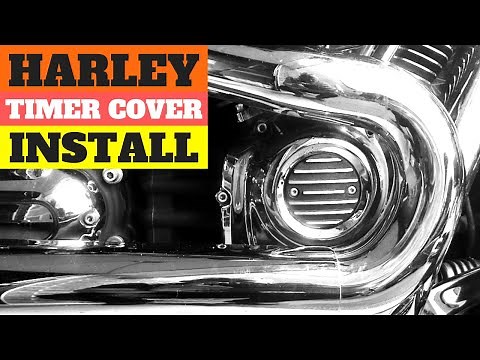 How To Install A Harley Davidson Softail Timer Cover | Setting Correct Timer Cover Time