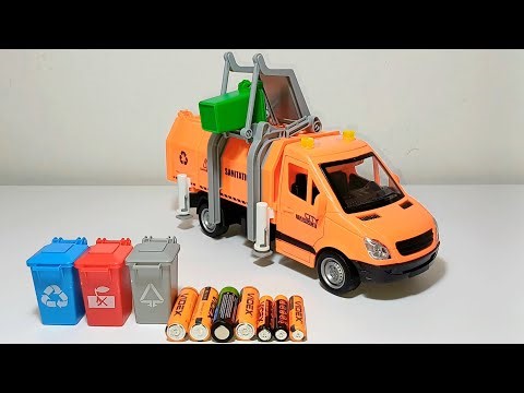 Unboxing & Testing a Garbage Truck Toy with Realistic Sounds & Lights 🚛✨