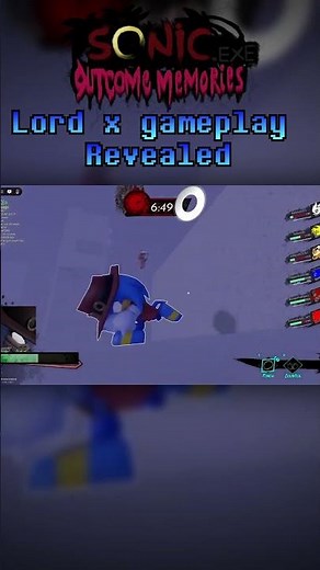 Outcome Memories LORD X GAMEPLAY REVEALED #outcomememories #lordx #sonicexe
