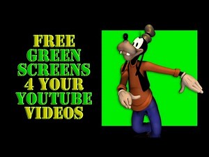 Free green screen Disney style cartoons downloadable by vokikas