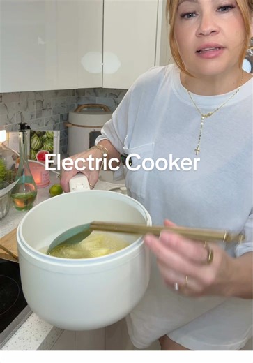 Ceramax Electric Cooker Nonstick Ceramic Skillet Pan Hot Pot Mini Cooker with Lid Steamer ##tiktokshopcreatorpick##springpicks##kitchen##kitchenessentials##cazuela