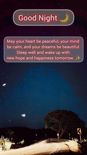 Sweet Good Night Wishes 🌙 Relaxing Night Status #shorts