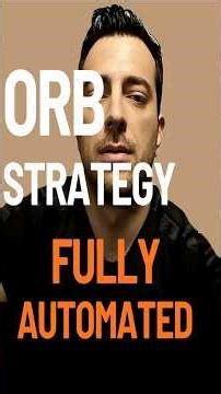 ORB Open Range Breakout -Trading ORB JUST Got Easier