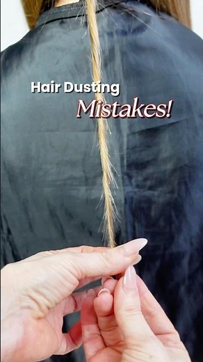 Healthy hair stays, split ends cut! ✂️