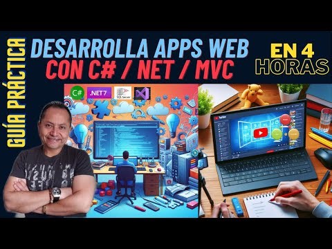 🚨¡GRATIS! en 4 horas😱 APRENDE a implementar APPs WEB con MVC, C# y Net en MS Visual Studio 2022💻