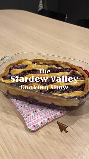 The Stardew Valley Cooking Show Episode 18: Blackberry Cobbler - - - - - Sounds from Zapsplat.com #stardewvalley #videogames #cooking #recipe #foodie #cookingvideo #foodblogger #gaming #gamer #game #stardew #vegetarian #cake #pie #cobbler #blackberry #blackberries #berries #blackberrycobbler #pies #blackberrypie #baking #sweet #sweettooth #dessert #sweets