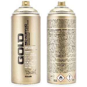 Montana GOLD Spray Paint 400mL Goldchrome