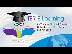 CSEC Maths Crash Course - Session 4