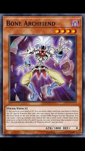 Bone Archfiend BROKEN? Yugioh's New Synchro Powerhouse! (Age of Overlord)