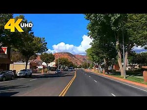 Kanab Utah 4K Driving Tour | Scenic Red Rock Desert Drive