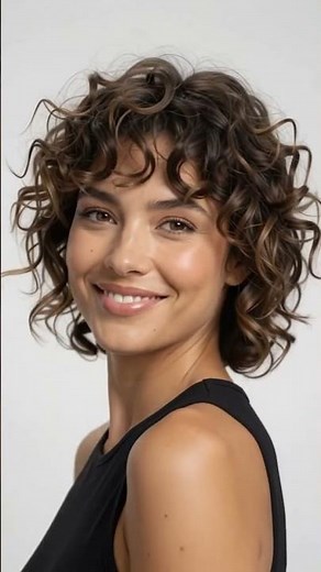 Short Haircut Styles for Women With Curly Hair | Trendy & Beautiful Curly Looks