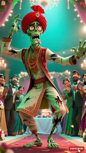 बोलो तारा तारा !!! Zombie Dance 😂🤣🤪😁 #storyforkids #cartoon #shorts #shortsfeed #horrorstories