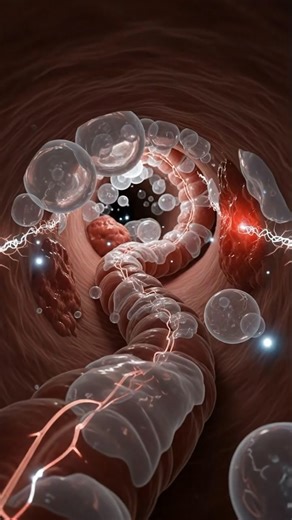 Your Gut Is Collapsing While You Sit | Scary Endoscopy Visuals #digestivesystem #3danimation #asmr