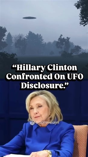🚨WATCH: Hillary Clinton is asked about UFOs Hillary Clinton questioned by members of Congress about UFO disclosure, UAP access, NDAA transparency language, and past promises involving John Podesta and the Rockefeller initiative. Key moments include: • Support for disclosure — pending national security review • Admission she never personally sought access to UAP programs • Reaction to UFO disclosure language being removed from federal defense legislation This comes amid growing bipartisan pressu