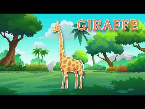 Wild Animals for Kids 🐅🦒 Learn Animal Names, Sounds & Fun Facts!