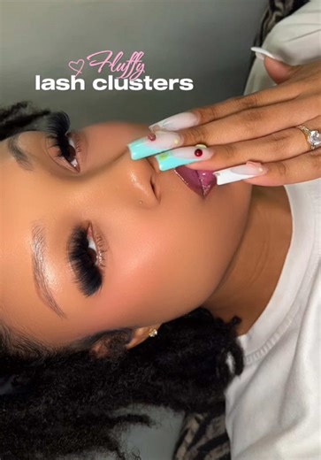 14–18mm Double-Stacked Cluster Lashes Guide