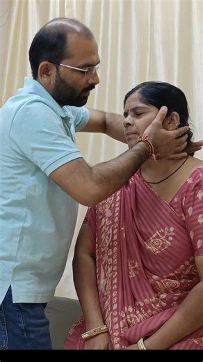 323 reactions | #neckadjustment #આંગળી #કોણી #ખભા #કમર અને...