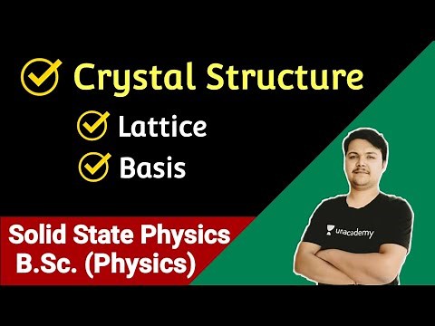 Crystal Structure - Lattice & Basis || Solid State Physics || B.Sc. (Physics)