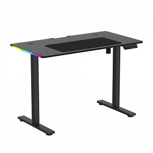 GTRACING Adjustable Height RGB Electric Sit or Stand Computer Desk with LED Lights, Black - Walmart.com