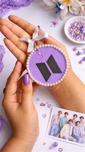 BTS Key-Chain DIY #bts #btsarmy #btskeychain #keychainmaking #diy #artandcraft #btsfanarts #btsedits