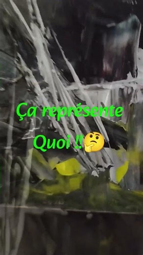 " Horizon Onirique#32 : Paysage Abstrait Fantastique 🖤 #artabstrait #expressionniste