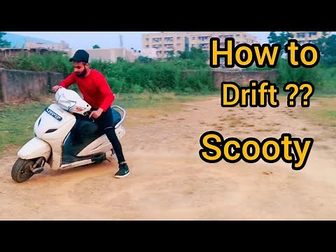 Learn Drifting || Scooty || Non Gear || Easy Way