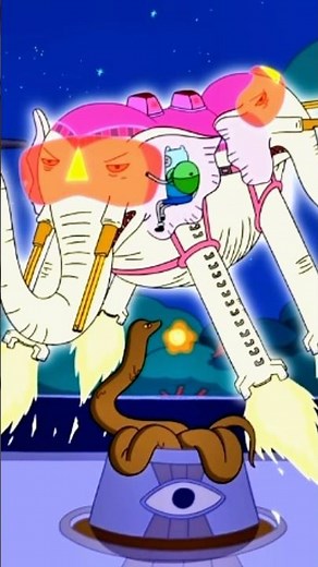 Finn Gets the Ancient Psychic Tandem War Elephant #adventuretime #shorts