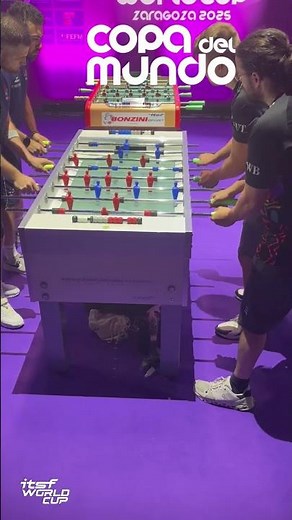 This is the fun we have when we play foosball!