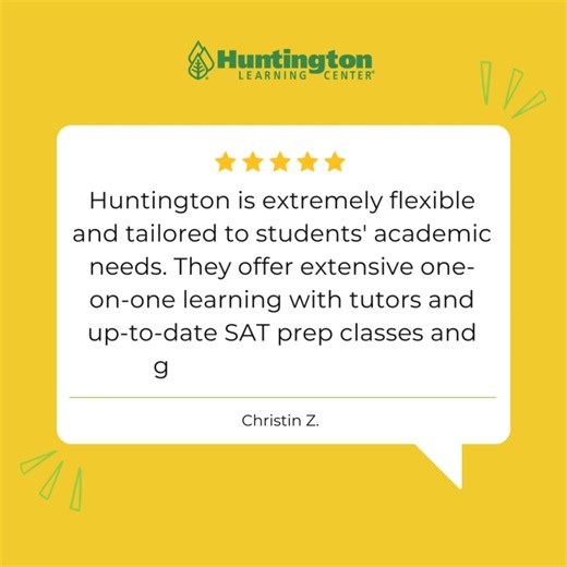 41K views · 44 reactions | Huntington's flexible, one-on-one tutoring helps students improve on their particular needs at their own pace. Call 1-800-CAN-LEARN to learn about our accredited, certified tutors that you can trust. #HuntingtonHelps #TutoringServices #StudentSpotlight #TutoringWorks #SATPrep | Huntington Learning Center | Facebook