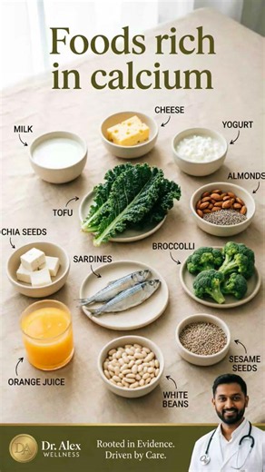 Top 12 Calcium-Rich Foods for Strong Bones & Teeth | Dr. Alex Wellness#calcium # #calciumrequirement