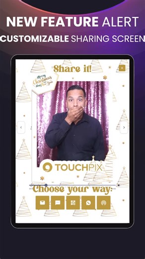 Touchpix on Instagram: "🔔New Feature Alert 🔔 Take your sharing screen to the next level with total customization. Make it yours… �� ▪️Custom backgrounds ▪️Personalized button designs & colors ▪️Bespoke “Back” and “Next” navigation Available now on iOS and Android! #touchpix #coolfeatures #new"