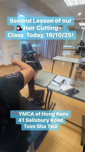 🌟Highlight of our second session of the 💇🏻‍♀️Professional Hair Cutting💇🏻 Course🌟 today! Have you miss it❓ | YMCA HK Migrant Workers Training Programme