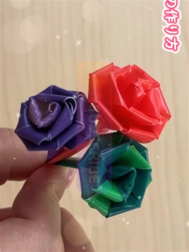 【生活の知恵まとめ】 レジ袋の簡単収納法 プレゼントボックス ペーパーナプキンの畳み方 バラの作り方💡wisdom of life✨