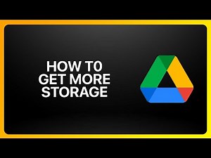 How To Get More Storage On Google Drive 2025! Tutorial