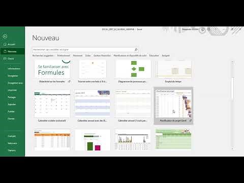 Excel 2016 : présentation de l'interface Excel 2016 en moins de 6 min.