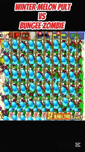 *WINTER MELON VS BUNGEE ZOMBIE*#shorts #short #pvz #youtubeshorts #shortvideo #pvzfusion #gaming