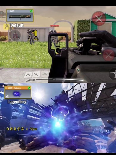 SMRS Default vs Legendary in CODM 🤯