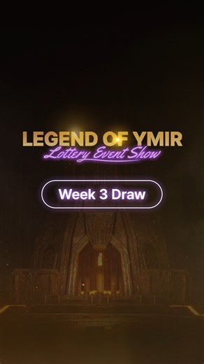 [Legend of YMIR] Golden Ticket Lottery & Buddy Boost : Week 3 Draw 🎉Golden Ticket Lottery & Buddy Boost Details [https://event.wemixplay.com/legendofymir] ━━━━━━━━━━━━━━━━━━ ▶️ Missed the Draw? Watch the replay on YouTube [https://www.youtube.com/watch?v=hR1AN3_sm4Y] #legendofymir #wemade #WEMIX #WEMIXPLAY #YMIR #mmorpg #nftgame #game #Gamingcommunity #blockchain #unreal5 | Legend of YMIR
