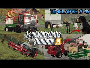 Ein LÜÖND HANGLADEWAGEN im steilen EINSATZ! 😱🚜💨 Neuer HÜTEHUND? 🐶🥰 | [LS19]- Timelapse #45 Walchen