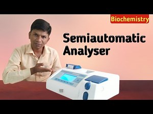 Laboratory equipment || semi automatic biochemistry analyzer in hindi || Introduction price and use
