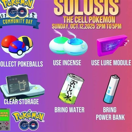 Solosis Pokemon Community Day 2025