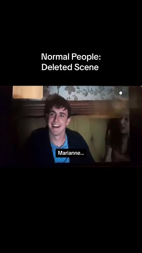 In this deleted scene from Normal People, Marianne (Daisy Edgar Jones), and Connell (Paul Mescal) are attending the launch party of the Trinity student magazine issue where Connell served as editor. In the book, Connell gets drunk off the punch made by Sadie, who runs the magazine. In this scene we see Marianne searching for Connell and she finds him with Sophie on the couch. Sadie is very clearly interested in Connell, but the way Connell’s face lights up when he sees Marianne and the way he re