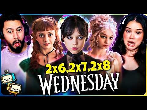 WEDNESDAY 2x6, 2x7 & 2x8 Reaction! | Netflix | Jenna Ortega | Catherine Zeta Jones w/ Jaby Koay